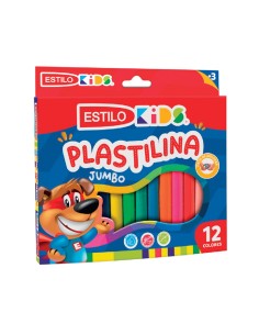 PLASTILINA JUMBO ESTILO DE 12 COLORES