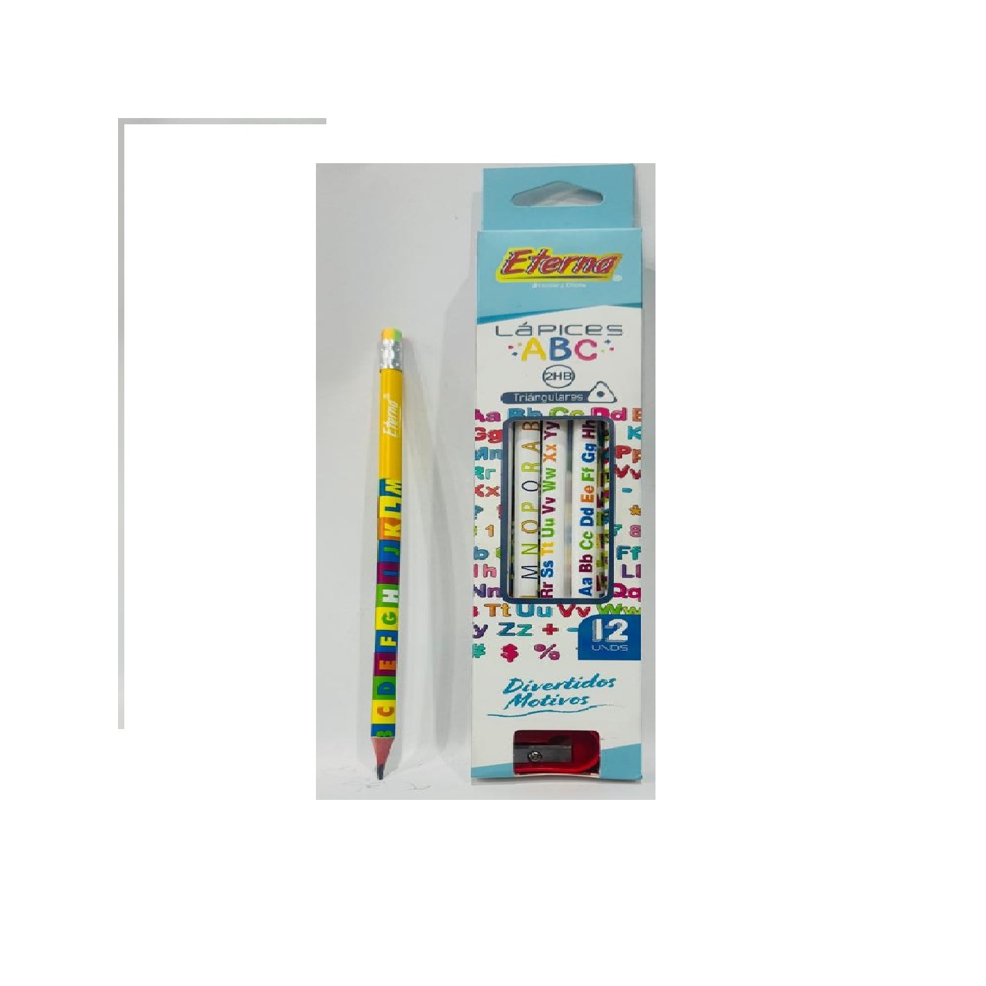 LAPIZ 2HB  DISEÑO ABC