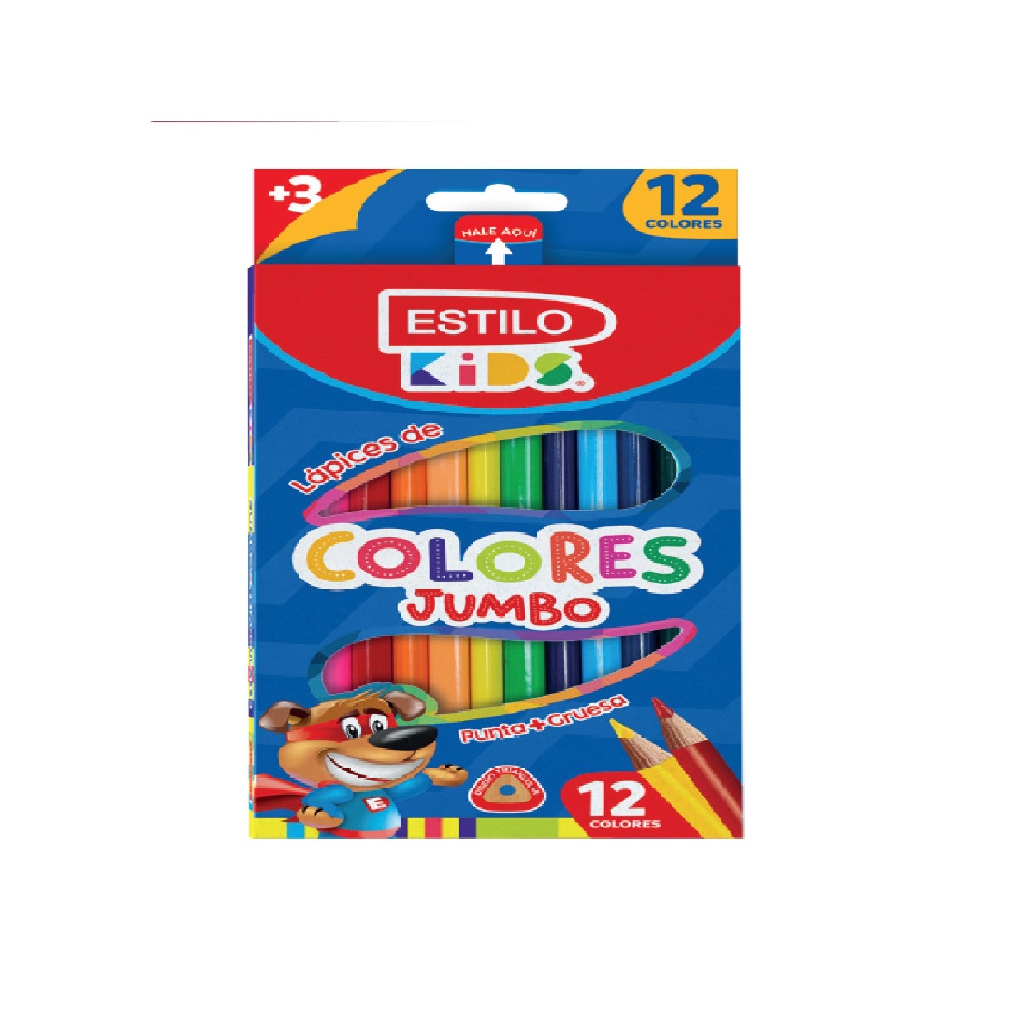 LAPIZ DE COLOR ESTILO JUMBO