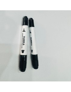 MARCADOR DOBLE PUNTA NEGRO