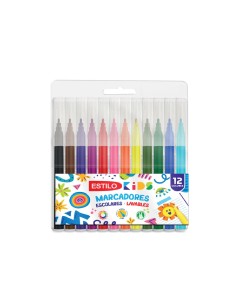 MARCADORES LAVABLES ESTILO DE 12 COLORES