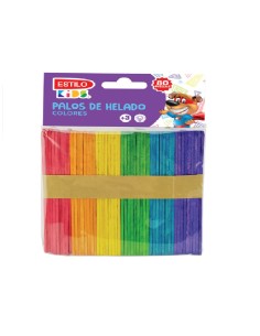 PALOS DE HELADO DE COLORES