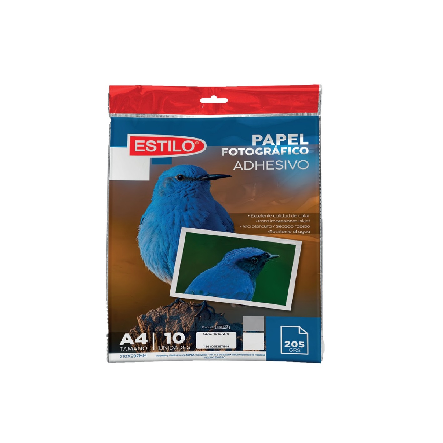 PAPEL FOTOGRAFICO A4 CON ADHESIVO