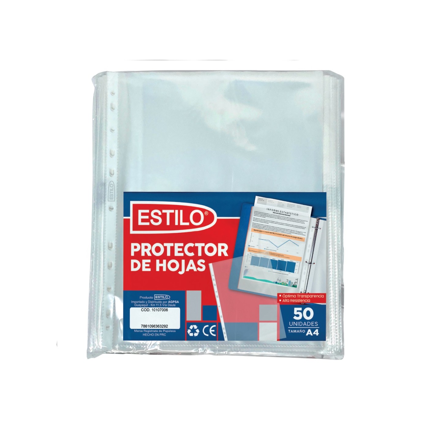 PROTECTOR DE HOJAS GRUESO