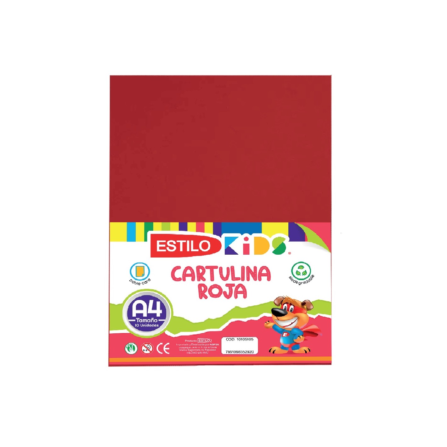 FORMATO DE CARTULINA A4