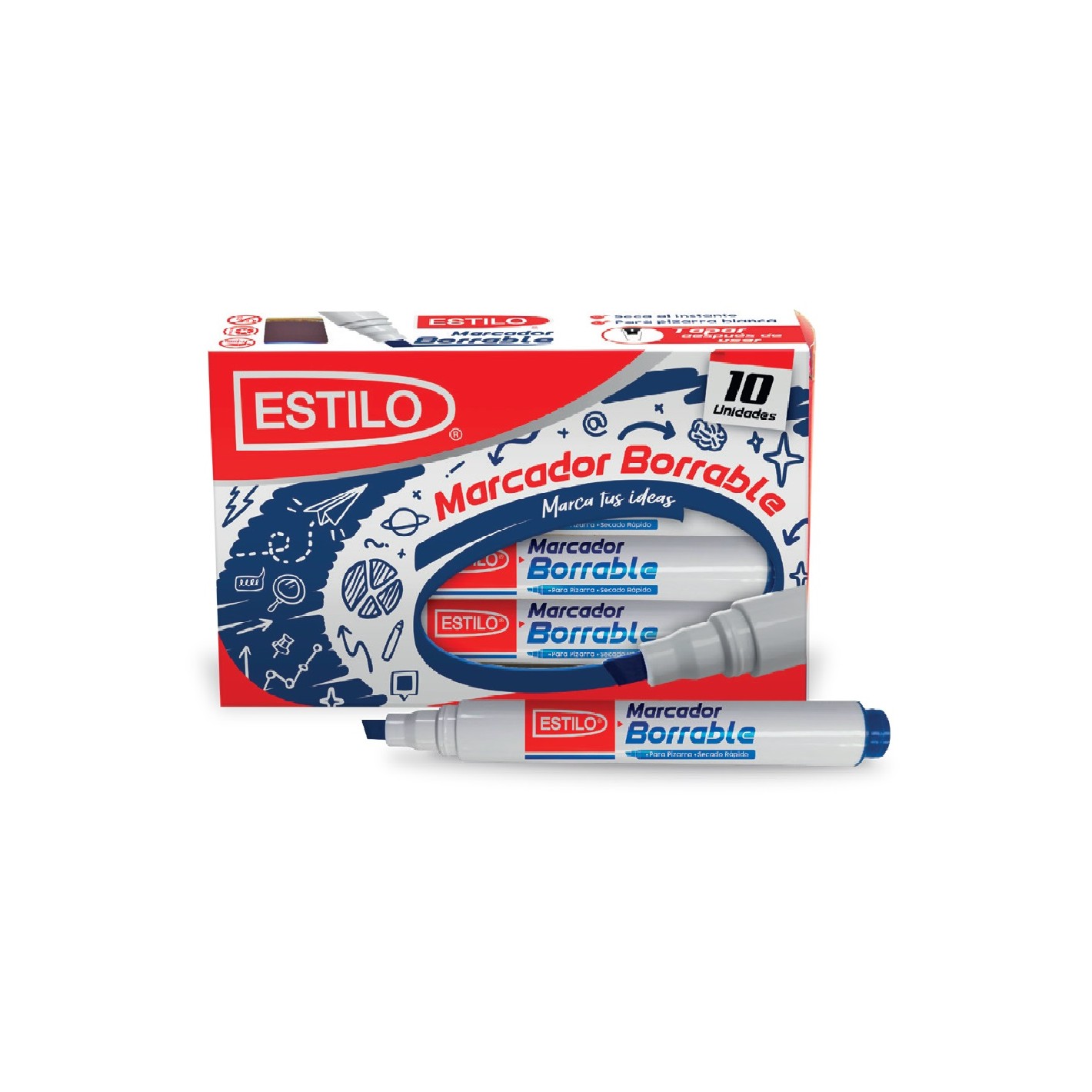 MARCADOR ACRILICO O BORRABLE