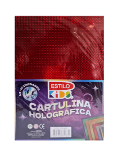 CARTULINA HOLOGRÁFICA A4 X10 UND
