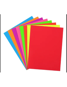 CARTULINA FLUORESCENTE A4