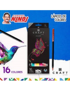 LAPIZ DE COLOR CRAFT DE 16 COLORES