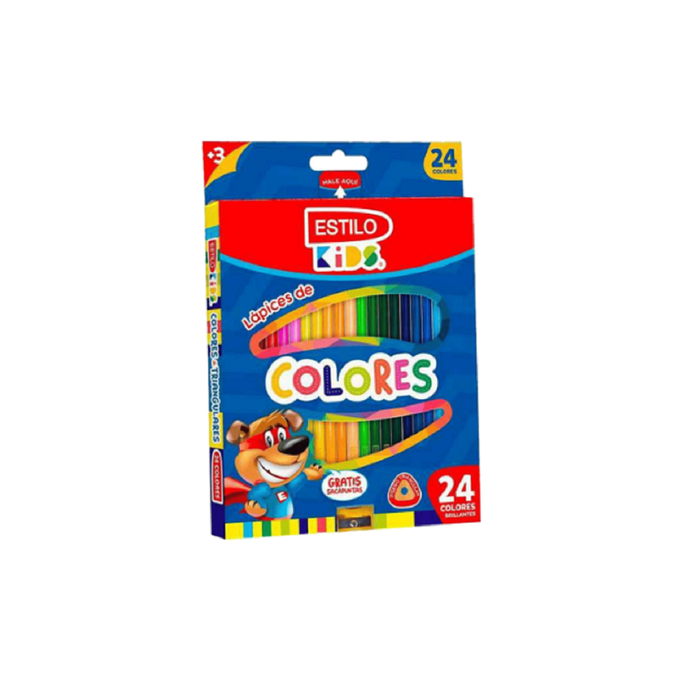 LAPIZ DE COLOR ESTILO X24 COLORES