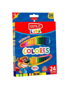 LAPIZ DE COLOR ESTILO X24 COLORES